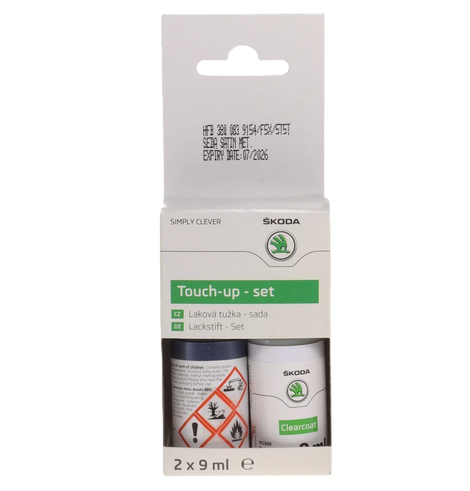 VAG SKODA Touch up dažai pieštukinė pilka Satin metallic F5X/5T5T