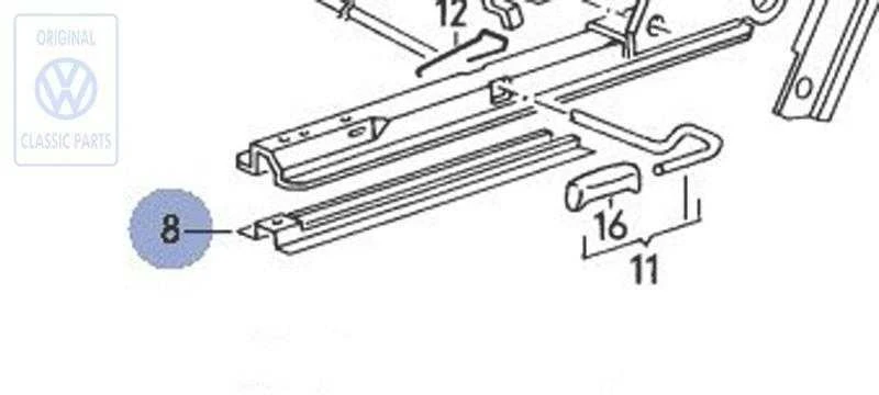 Vag Slider Lt Mk1 T3 Furgao 2006 2011 Originalus 251881213
