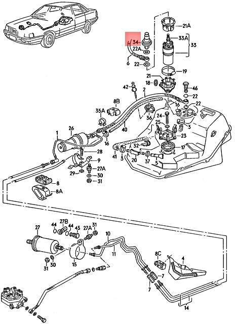 Vag Spaudimo Dampas Audi 100 Avant Quattro 44 1983 Originalus 321906095A