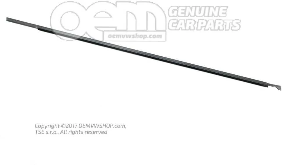 Vag Stiklo Valytuvo Hermetikas Satin Juoda Volkswagen Lupo 6E 1999-2006 Originalus 6E0837477B41