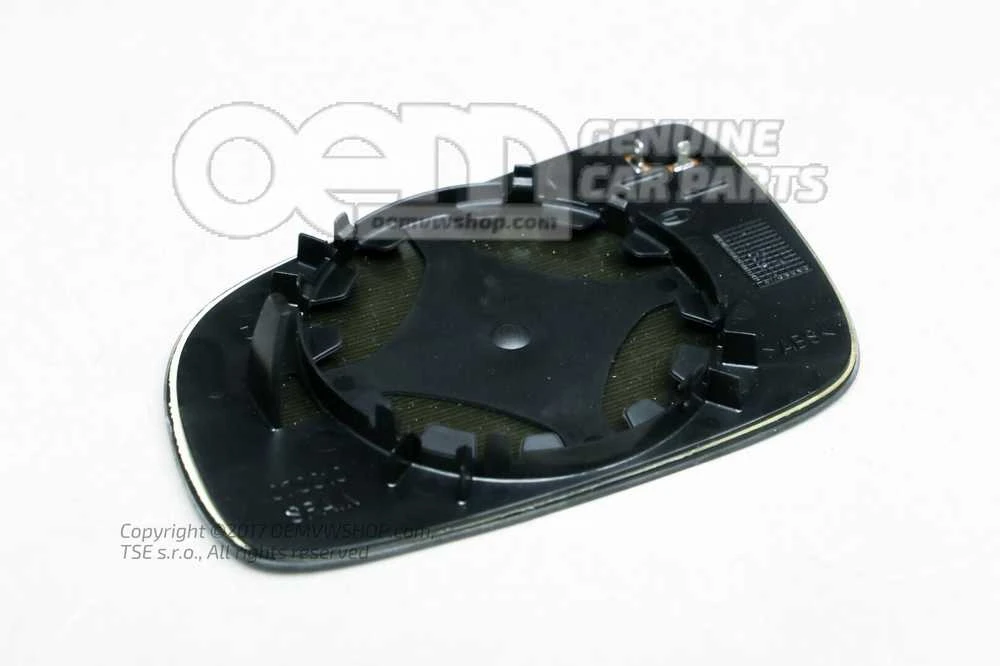 Vag Stiklo Veidrodėlis Išilgai Šildomas Volkswagen Golf R32 2003 1J1857522P
