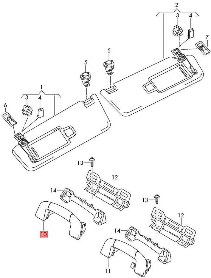 Vag Stogų Rankena Volkswagen Tiguan Ad 2016 2024 Originalus 5NA857607D82V