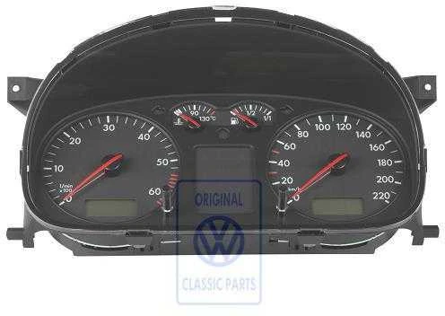 Vag T4 T4 Syncro 1996 2004 Juodas Instrumentų Blokas Originalus 7D0920800X01C