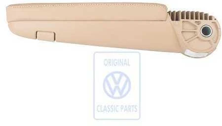 Vag T5 2003 2006 Rankena Priedė (Odinis) rusvai gelsvas Pure Originalus 7H5883081LRUV