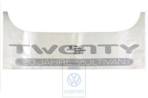 Vag T5 2003 2010 Sidabriniai Lipdukai Su Raidemis Originalus 7H58544331W4
