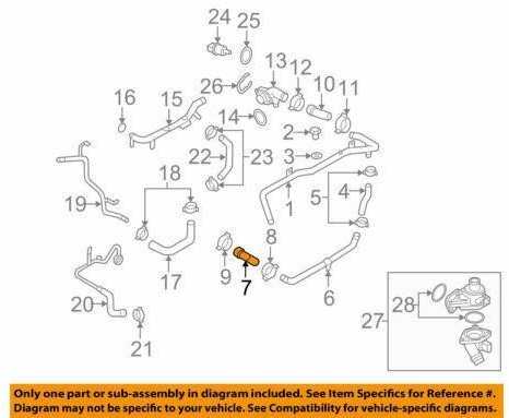 VAG Tinka Audi A4 Quattro 2.0L DUJŲ DOHC Turbo variklio aušinimo žarna Rein CHE0431