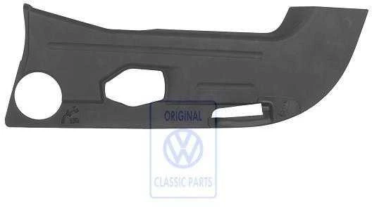 Vag Touareg Mk1 2003 2005 Satin Juodas Overlay Originalus 7L6806442N01C