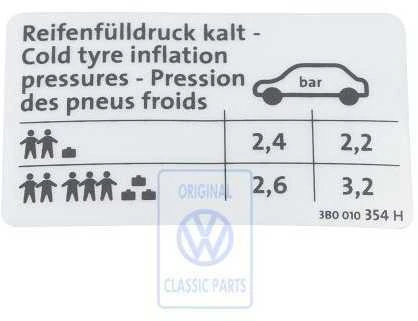 Vag Transporto Priekabos Sprendimas Padangos Slenksčio Ženklu Originalus 3B0010354H