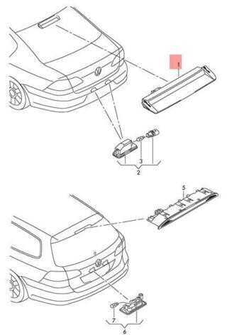 Vag Trečiojo Stabdžių Švieso Šviesa Volkswagen Jetta Passat 2005 2010 Originalus 3C5945087A