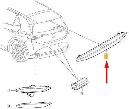 VAG Trečiojo Stabdžių Švieso Šviesa Volkswagen VW ID3 2020 Originalus 5H0945087