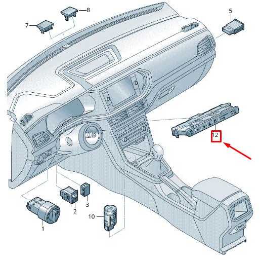 Vag Valdiklio Modulis Su Klaviatūra Satin Juodas Volkswagen T Cross 2G 2020 Originalus 2GM927132ABWHS