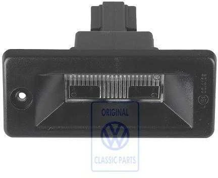VAG Valstybinio Numerio Šviesos Lempa VW CADDY 6K9 1Y 1.9 64hp 1998-2009 Originalus 6K9943021