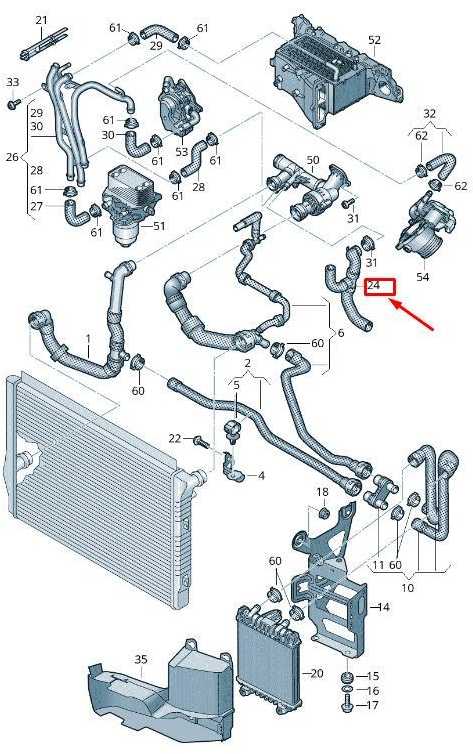 Vag Variklio Ausinimo Vamzdis Volkswagen Passat Skoda Kodiaq Originalus 03N122073C