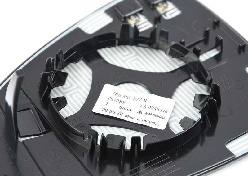 VAG Veidrodinis Stiklas Asferinis Volkswagen Touareg 7P 2011 2017 Originalus 7P6857522D