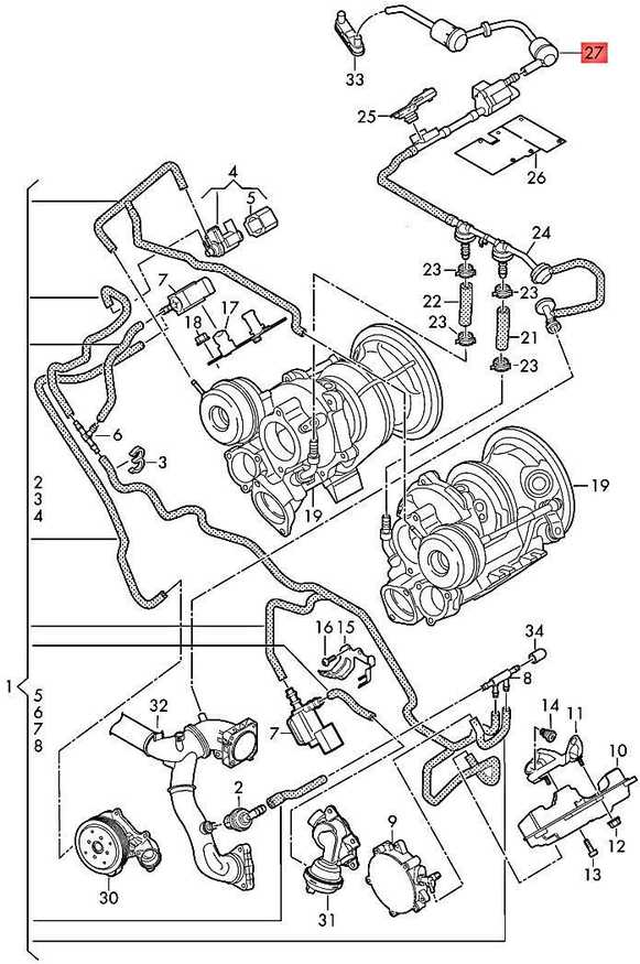 Vag Ventilacijos Vamzdis Audi A6 A7 e-tron GT Originalus 4K0201991BC