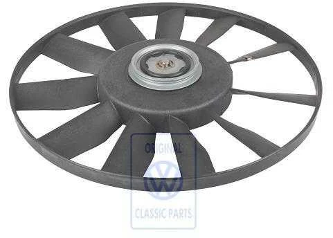 Vag Ventiliatoriaus Sraigtais su Guoliu Caddy Mk2 Passat B3 Polo Classic Originalus 357119113A