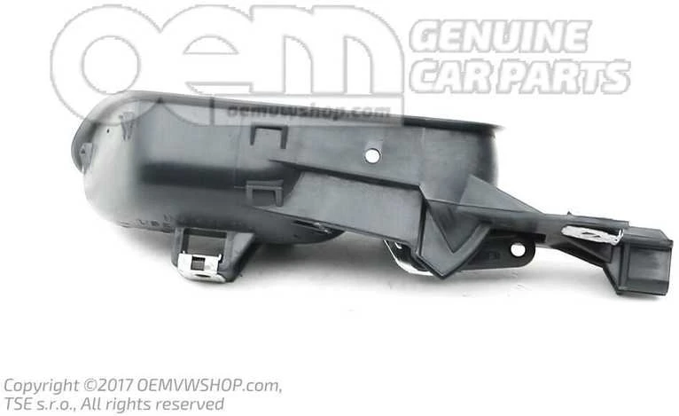 Vag Vidinė Rankena Alu Titan Juodas Volkswagen Golf R32 2007 2008 2009 Originalus 1K4839114BUAQ