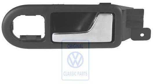 Vag Vidinės Durų Rankena Satin Juodas Bora Golf Mk4 Passat B5 GP 1998 2006 Originalus 3B2837114HB41