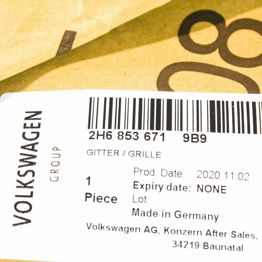 VAG Volkswagen Amarok Oro Uodegaus Grotelės Rėmelis 2H68536719B9