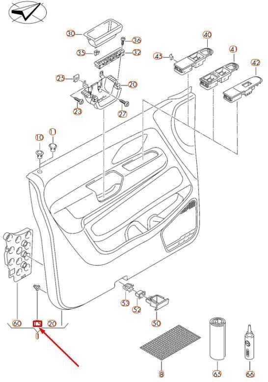 VAG Volkswagen AMAROK Priekinio Durų Apdailos Panele Klipas Su Gasketu 6X0868243A NAUJAS ORIGINALUS