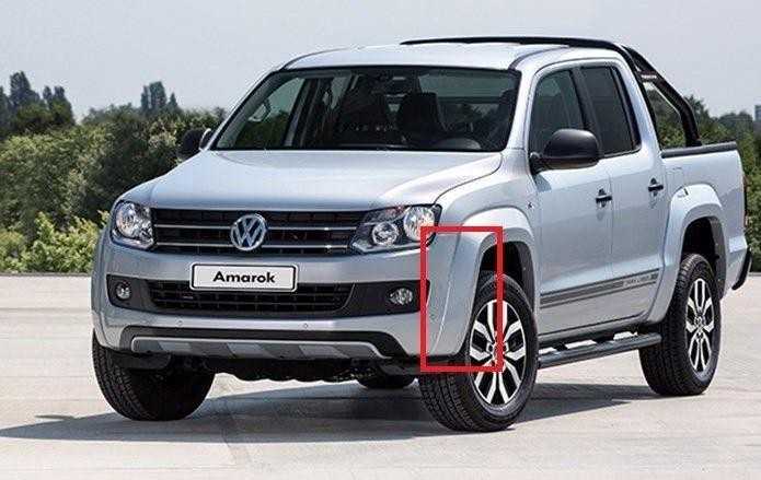 VAG VOLKSWAGEN AMAROK priekinio kairiojo rato dangtis gruntuotas originalus 2HH853727GRU