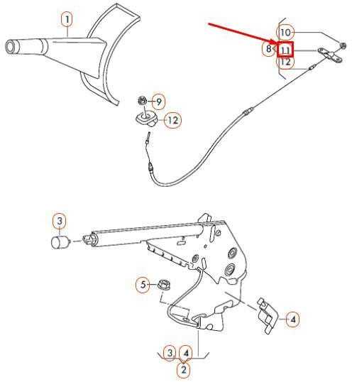 VAG Volkswagen AMAROK Stabdžių svirties kompensavimo svirtis 7H0711481A NAUJA ORIGINALI