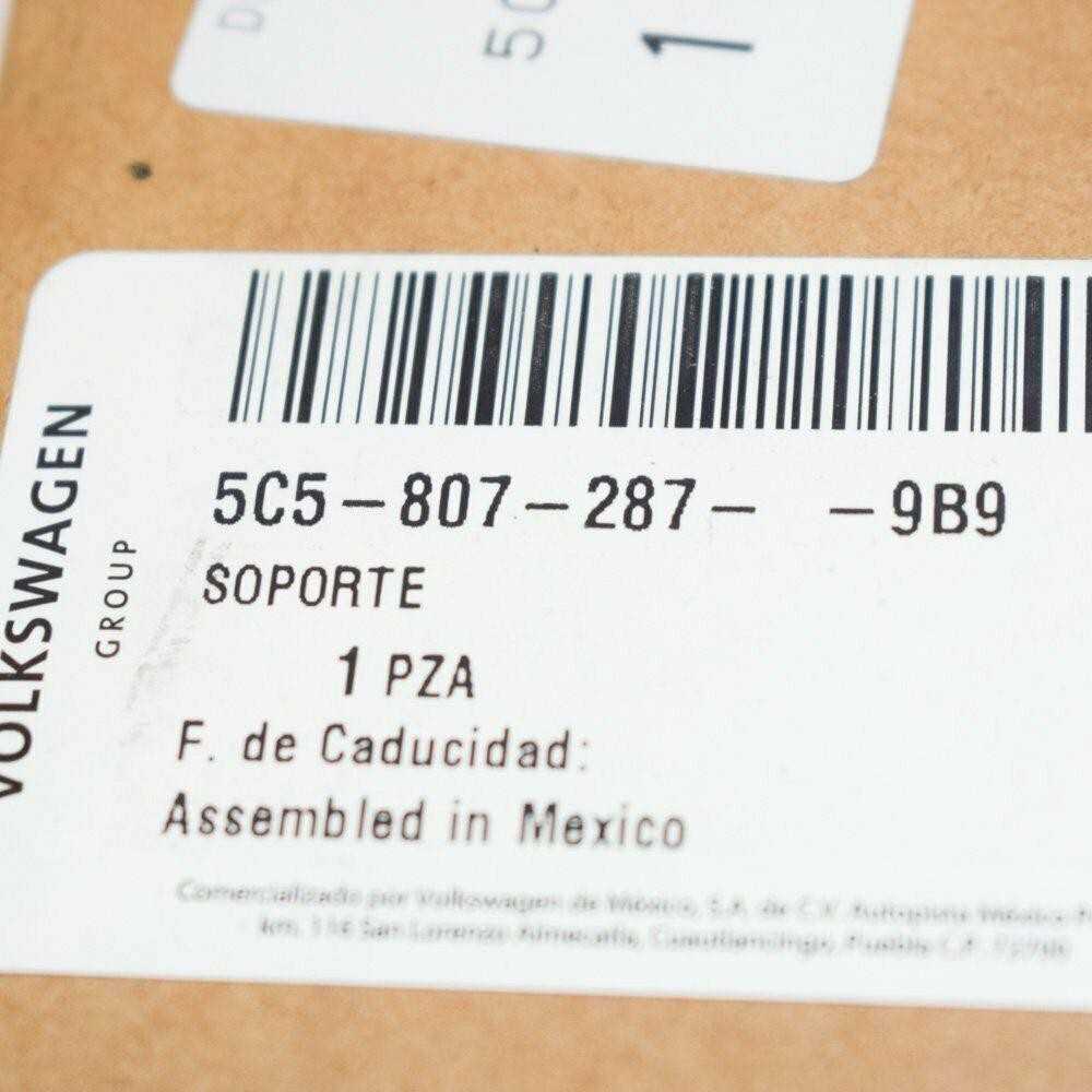 VAG Volkswagen Beetle 5C Licencijos plokštelės laikiklis 5C5807287 9B9 ORIGINALUS NAUJAS