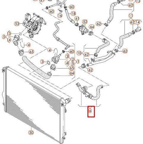 VAG Volkswagen Beetle A5 aušinimo skysčio vamzdelio žarnos pora originali 5C0122291E