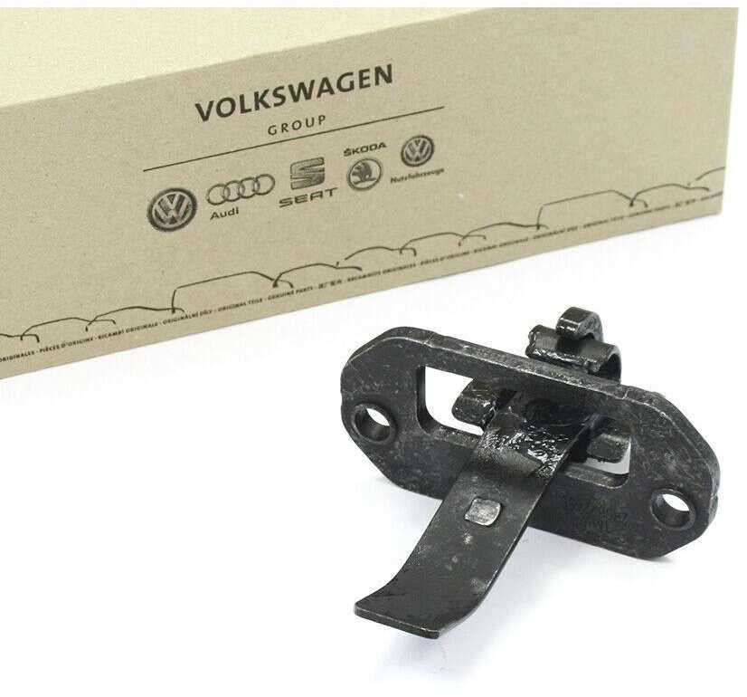 VAG Volkswagen CADDY 2K galinio skydelio durų gaudytuvo stabdžių montavimas originalus 2K5827455
