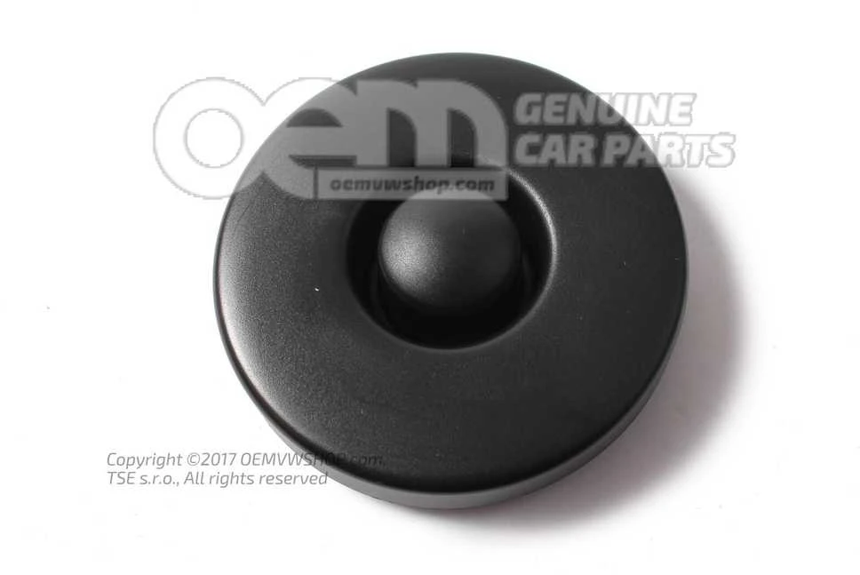 VAG Volkswagen Caddy Golf Satin Juodas Uždengimas Originalus 17141235901C