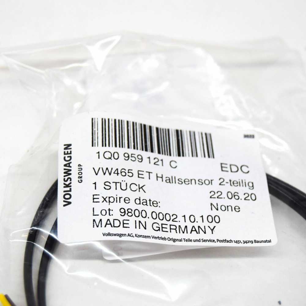 VAG VOLKSWAGEN EOS Hall jutiklis be magneto 1Q0959121C Originalus