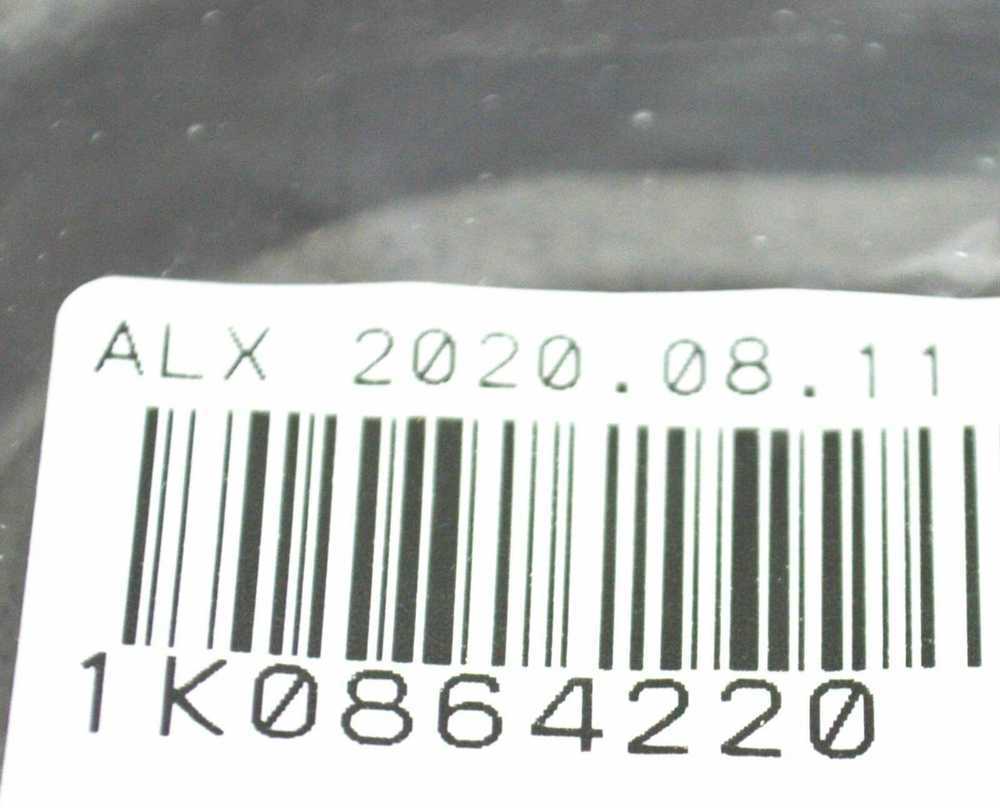 VAG "Volkswagen EOS" priekinės centrinės konsolės garso amortizatoriaus amortizatorius originalus 1K0864220