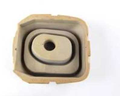 VAG "Volkswagen EOS" priekinės centrinės konsolės garso amortizatoriaus amortizatorius originalus 1K0864220