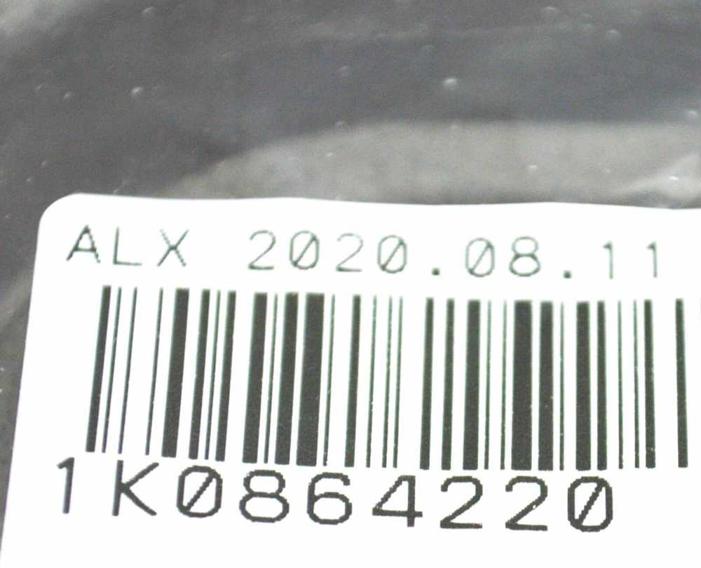 VAG "Volkswagen EOS" priekinės centrinės konsolės garso amortizatoriaus amortizatorius originalus 1K0864220
