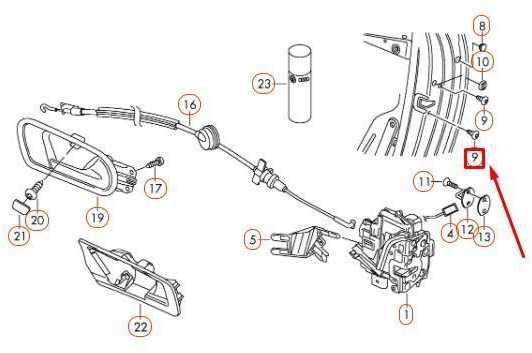 VAG "Volkswagen EOS" priekinių durelių užrakto užrakto galvutės varžtas originalus WHT000517