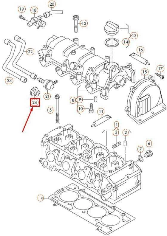 VAG VOLKSWAGEN GOLF 5K MK6 cilindrų galvutės įvorė originali 03F103638