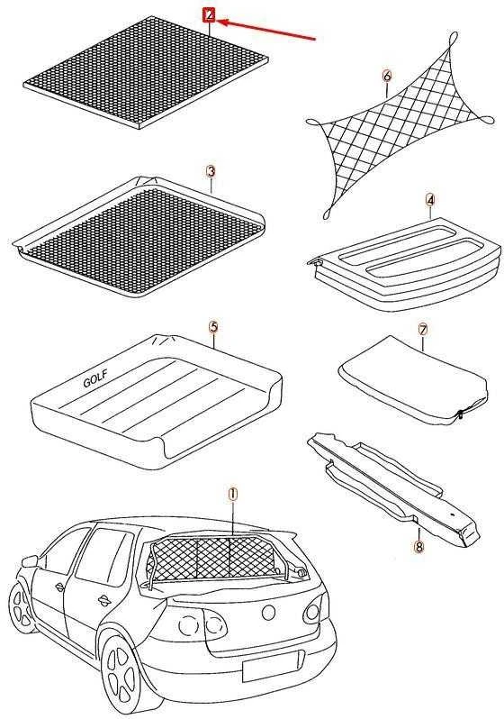 VAG Volkswagen Golf E Golf Bagažinės Kilimėlis Anthracite Originalus 5G0061160