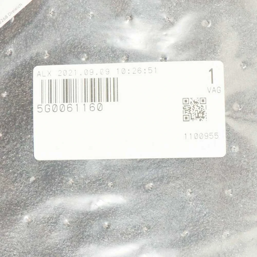 VAG Volkswagen Golf E Golf Bagažinės Kilimėlis Anthracite Originalus 5G0061160