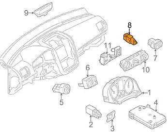 VAG VOLKSWAGEN GOLF MK6 Pavožimo signalizacijos mygtukas 5K0953509A NAUJAS ORIGINALUS
