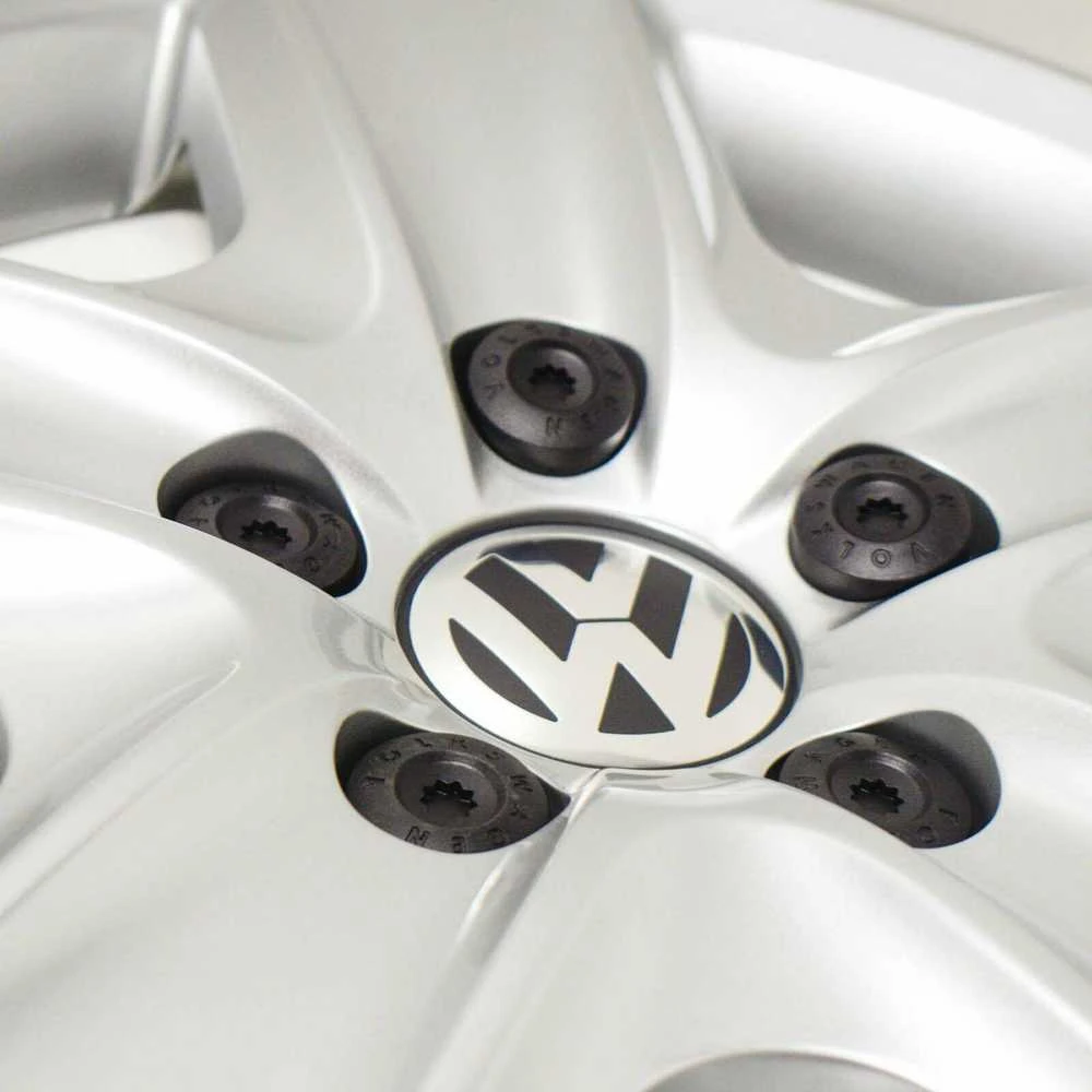 VAG VOLKSWAGEN GOLF MK6 "Radfelge" stebulės dangtelio apdaila 16' originali 5K0601147GBSM
