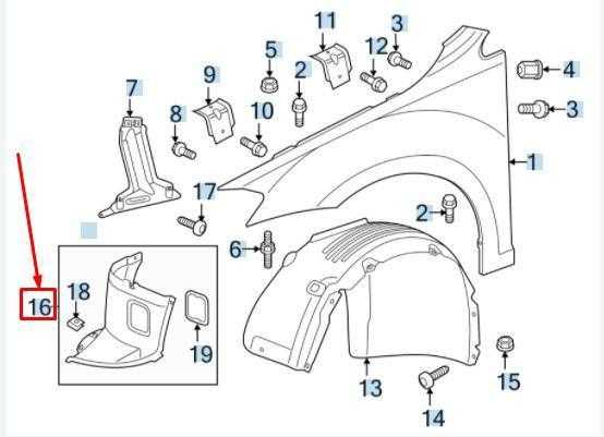 VAG VOLKSWAGEN GOLF MK7 apatinio priekinio sparno įvorės prailginimas kairėje N/S Originalus 5G0805911AL