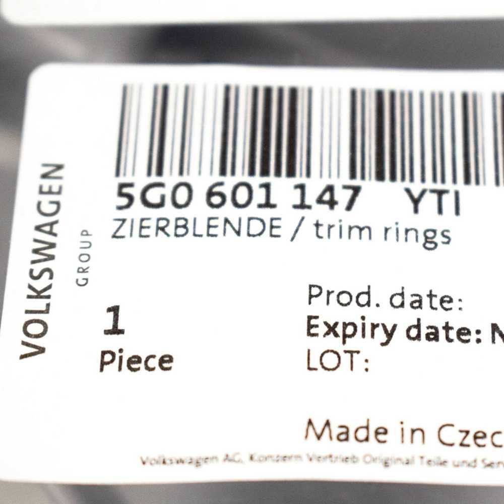 VAG "Volkswagen Golf MK7" ratų centras Plieninė stebulės apdaila originali 5G0601147YTI