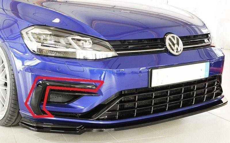 VAG Volkswagen Golf R 2017 Priekinis Apatinis Dešinys Grotelės Priedas Originalus 5G0853102C041