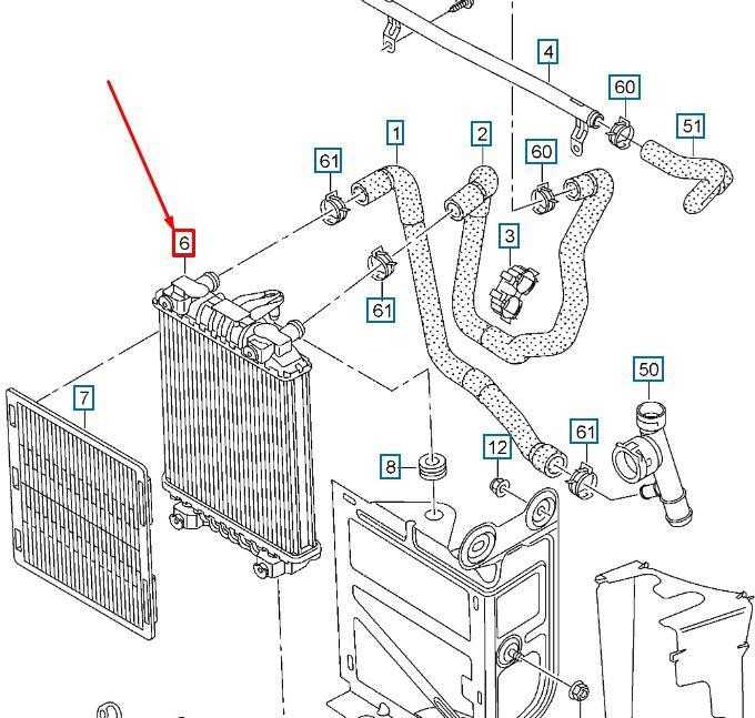 VAG Volkswagen GOLF R MK7 papildomas aušinimo skystis aušintuvas dešinė 5Q0121251HA NAUJAS ORIGINALUS