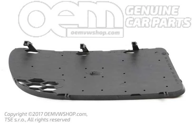 VAG Volkswagen Golf R32 2003 2004 Satin Juodas Overlajus Originalus 1J0853665DB41