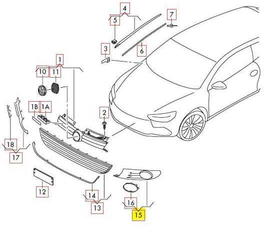 VAG Volkswagen Jetta Golf Priekinio Bamperio Grotelės Kairėje Originalus 1K9853665A9B9