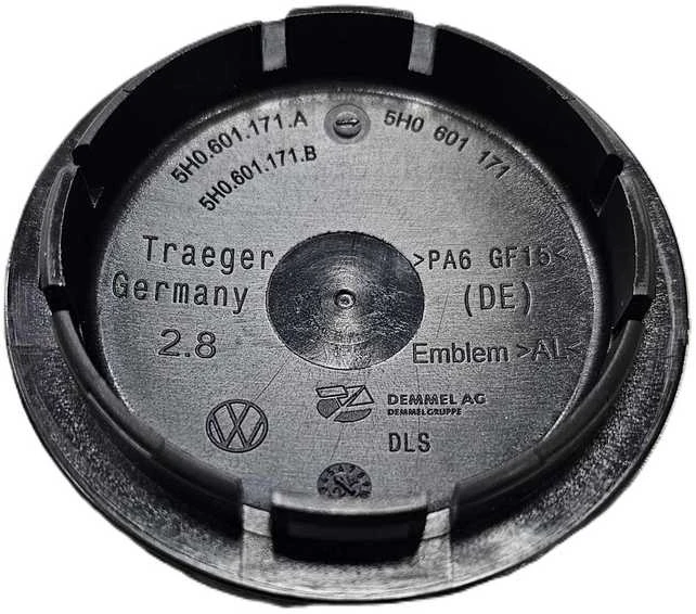 VAG "Volkswagen" lengvojo lydinio ratlankio dangtelis 66 mm/56 mm, skirtas VW 5H0601171A721