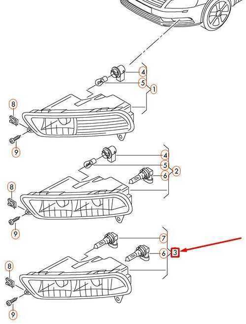 VAG Volkswagen PASSAT B7 Priekinis Dešinysis Halogeninis Rūko Žibintas 3AA941662D NAUJAS ORIGINALUS