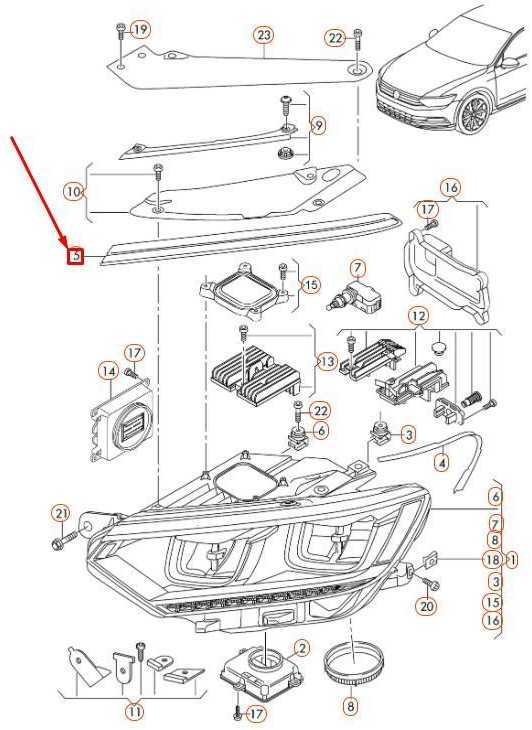 VAG Volkswagen PASSAT B8 Kairės priekinės žibinto dangtelio panelė 3G0941119B NAUJA ORIGINALI