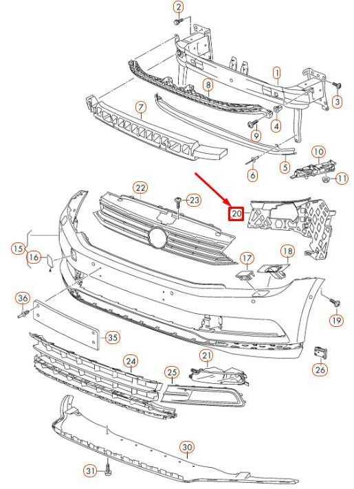 VAG Volkswagen PASSAT B8 Priekinis Bamperis Kairysis Gidas 3G0807177 NAUJAS ORIGINALUS